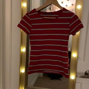 Small European Tally Weijl Stripped Tee